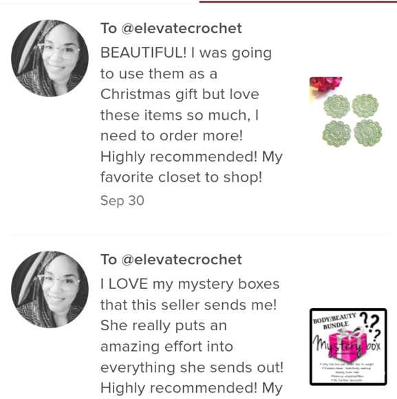 Crochet doily coaster set 4pc, handmade by seller cottage aesthetic, retro - Picture 2 of 15